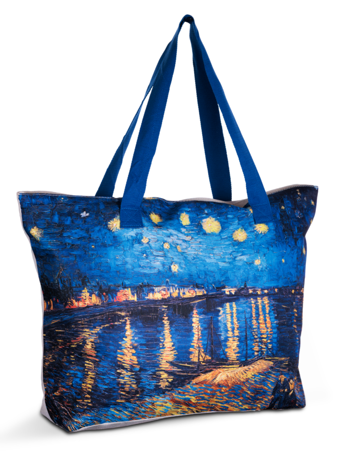 12 Stück XL Tragetaschen mit Künstlermotiv sortiert