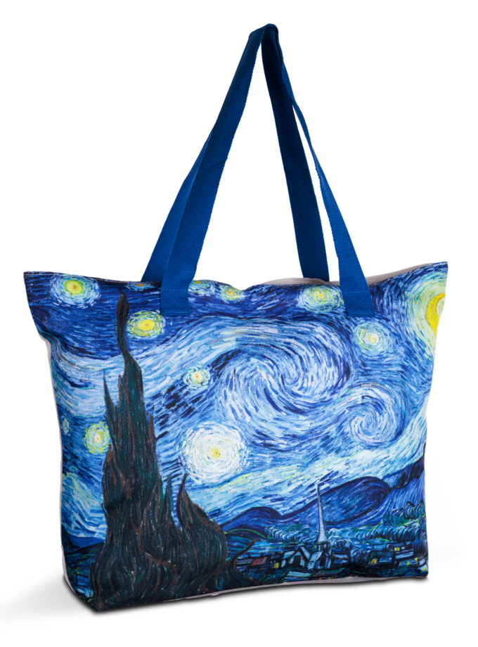 12 Stück XL Tragetaschen mit Künstlermotiv sortiert