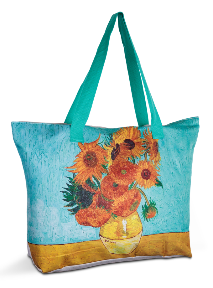 12 Stück XL Tragetaschen mit Künstlermotiv sortiert