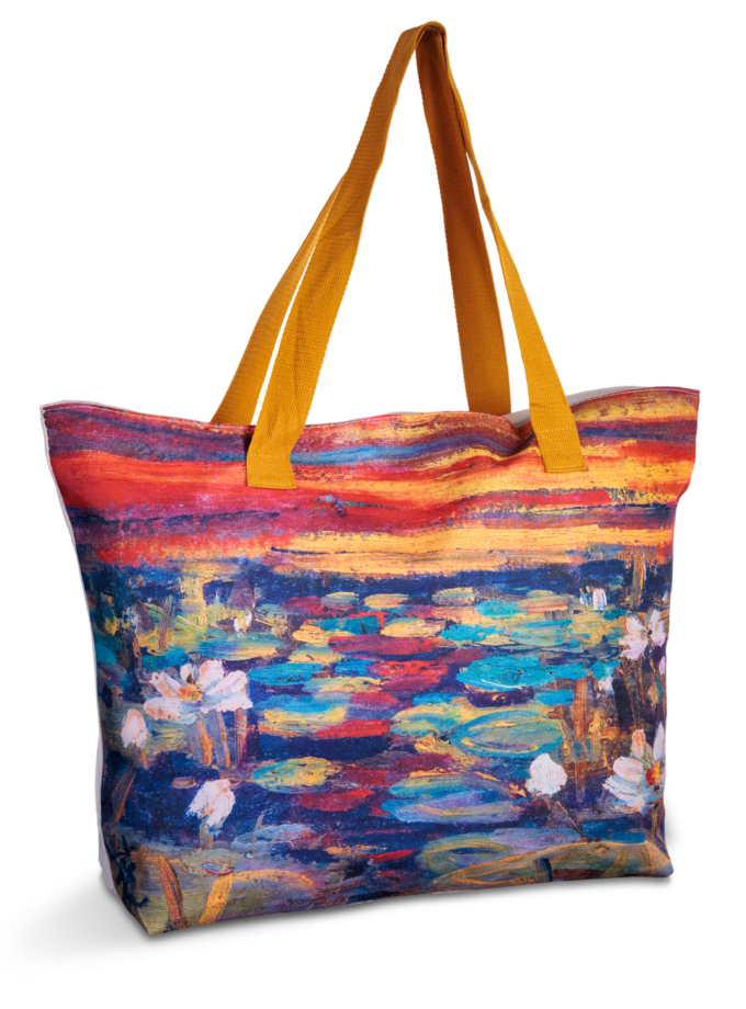 12 Stück XL Tragetaschen mit Künstlermotiv sortiert