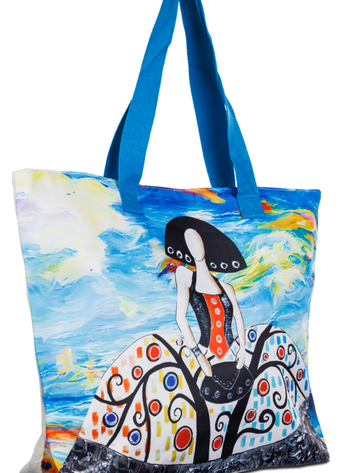 12 Stück XL Tragetaschen Design Lady