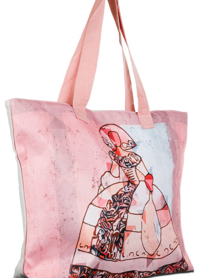 12 Stück XL Tragetaschen Design Lady