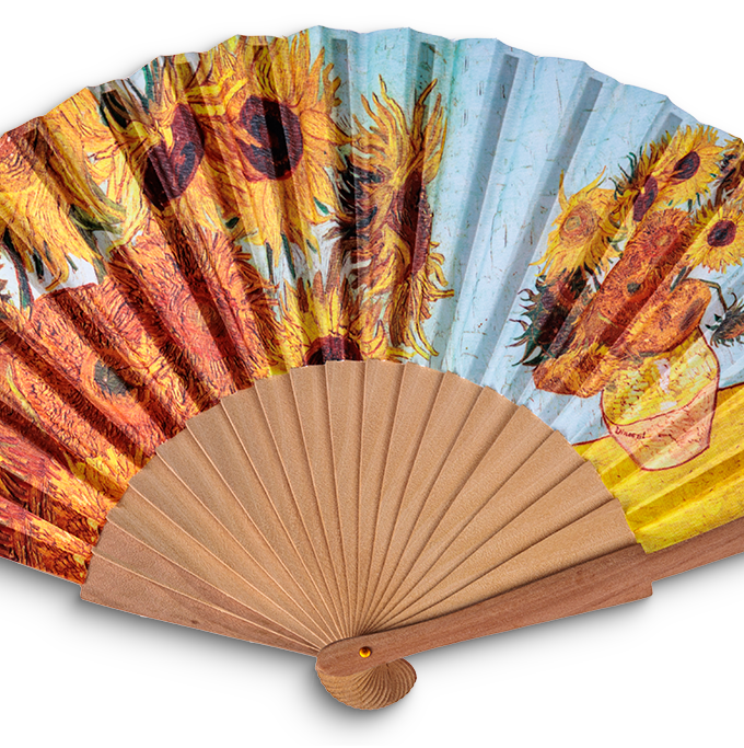 24 Stück Fächer mit Künstleraufdruck