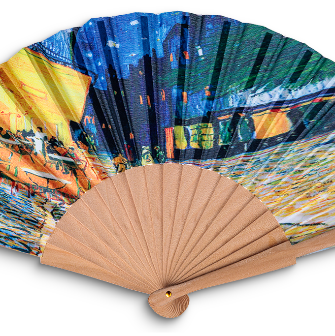 24 Stück Fächer mit Künstleraufdruck