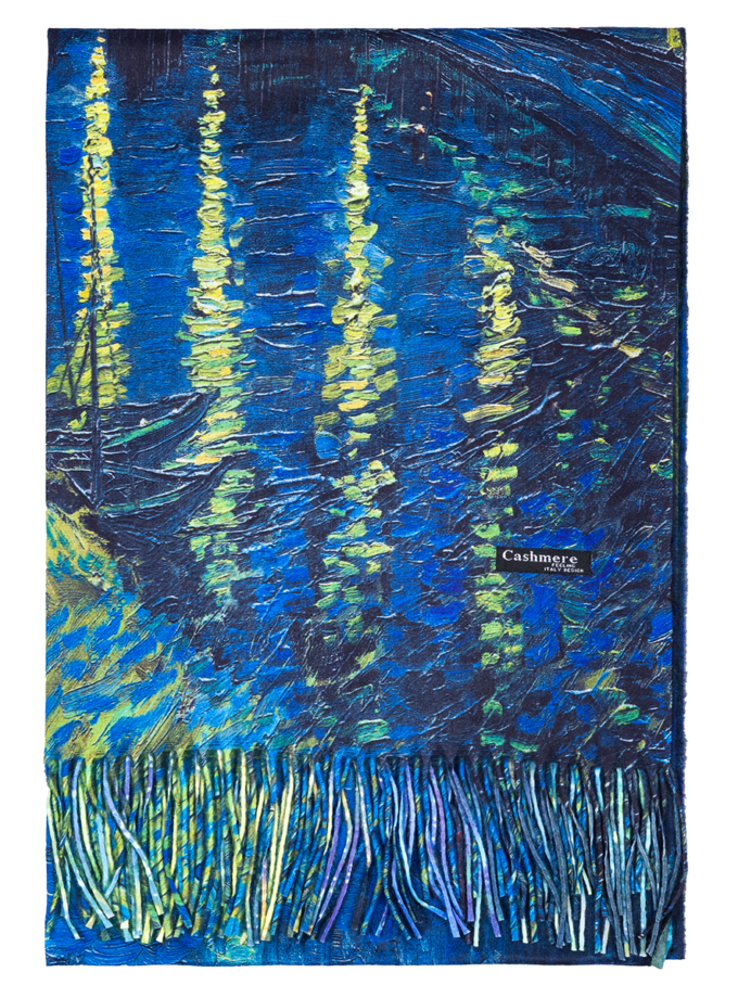 12 Stück Künstlerschal Mix Herbst/Winter