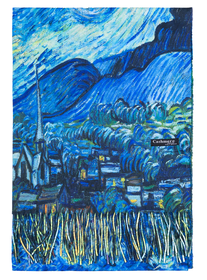 12 Stück Künstlerschal Mix Herbst/Winter