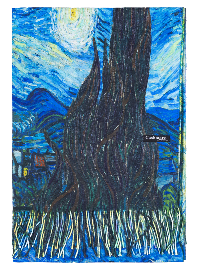 12 Stück Künstlerschal Mix Herbst/Winter