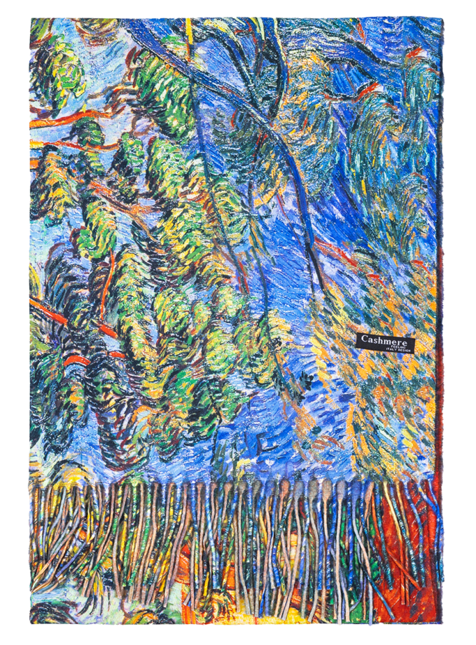 12 Stück Künstlerschal Mix Herbst/Winter