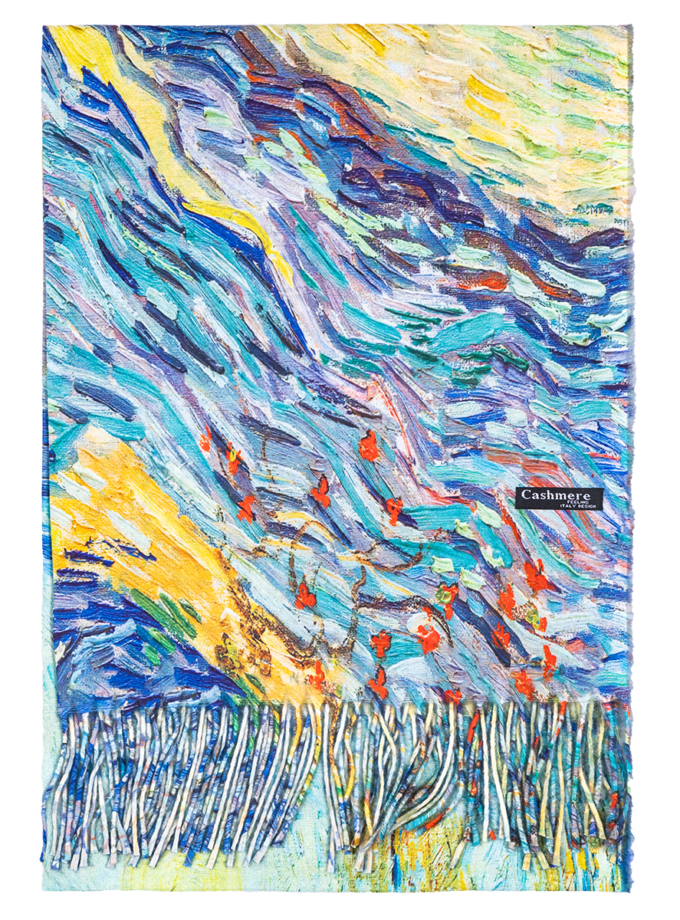 12 Stück Künstlerschal Mix Herbst/Winter