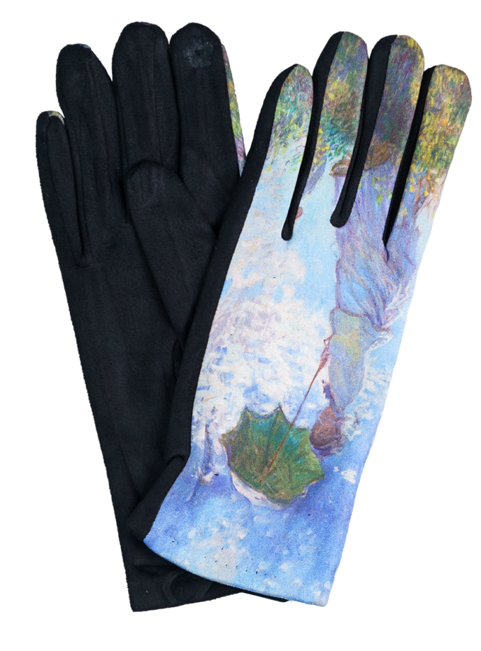 12 Paar Damenhandschuhe mit Künstlermotiv