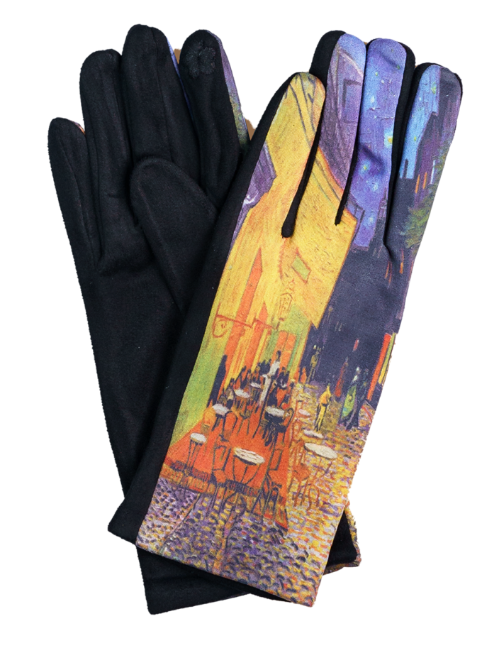 12 Paar Damenhandschuhe mit Künstlermotiv
