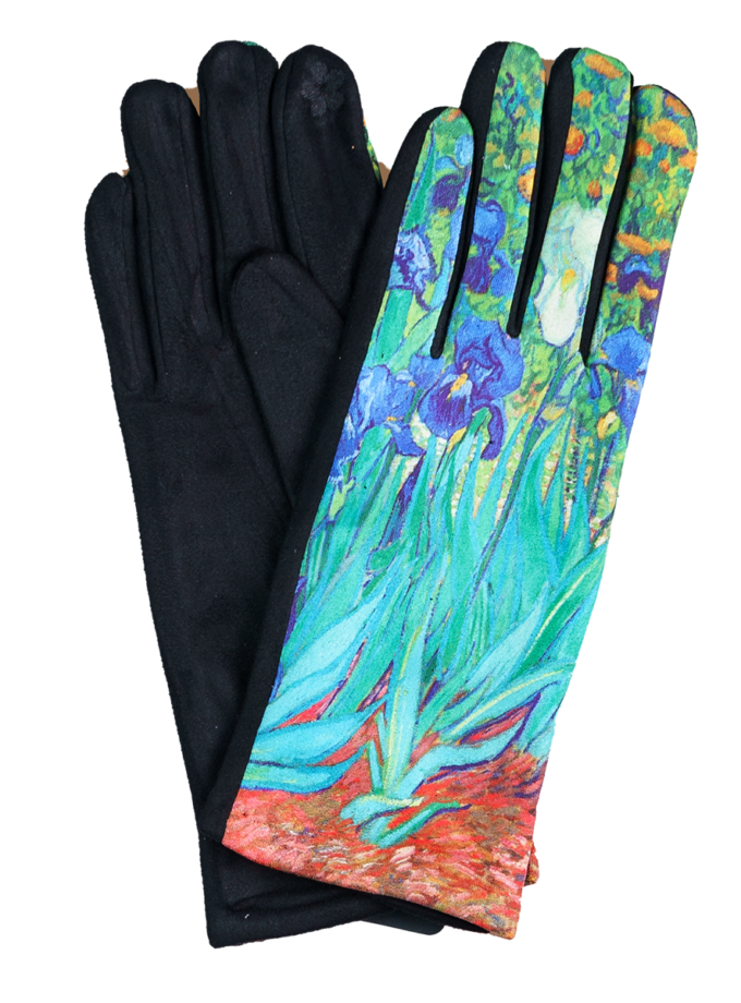 12 Paar Damenhandschuhe mit Künstlermotiv