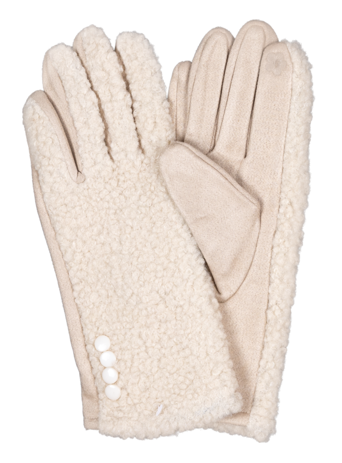 12 Paar Damenhandschuhe farblich sortiert