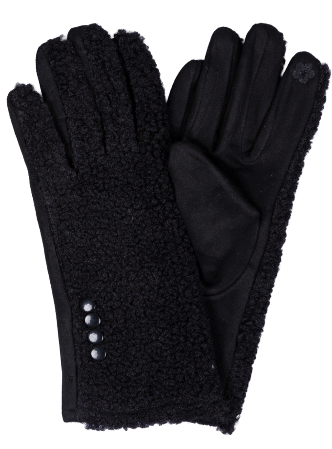 12 Paar Damenhandschuhe farblich sortiert