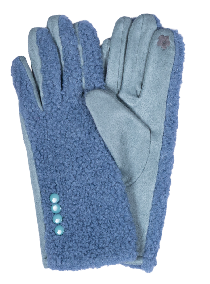 12 Paar Damenhandschuhe farblich sortiert