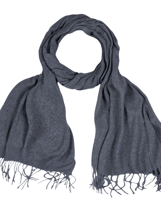 12 Stück Schal einfärbig Mix Herbst/Winter