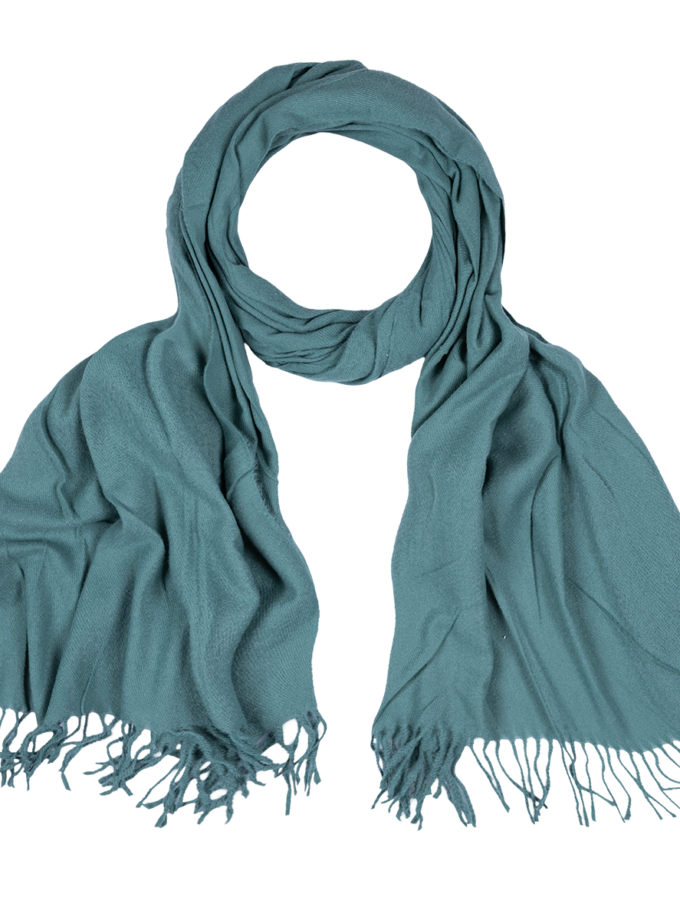 12 Stück Schal einfärbig Mix Herbst/Winter