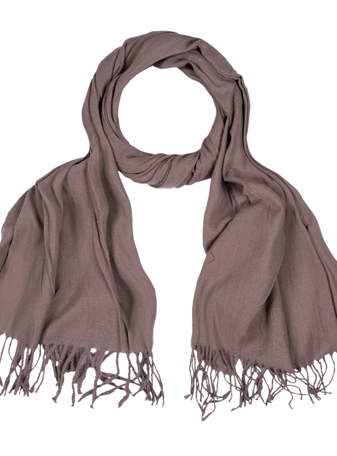 12 Stück Schal einfärbig Mix Herbst/Winter