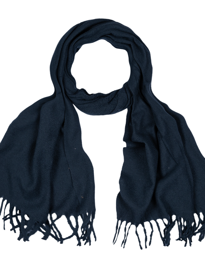 12 Stück Schal einfärbig Mix Herbst/Winter