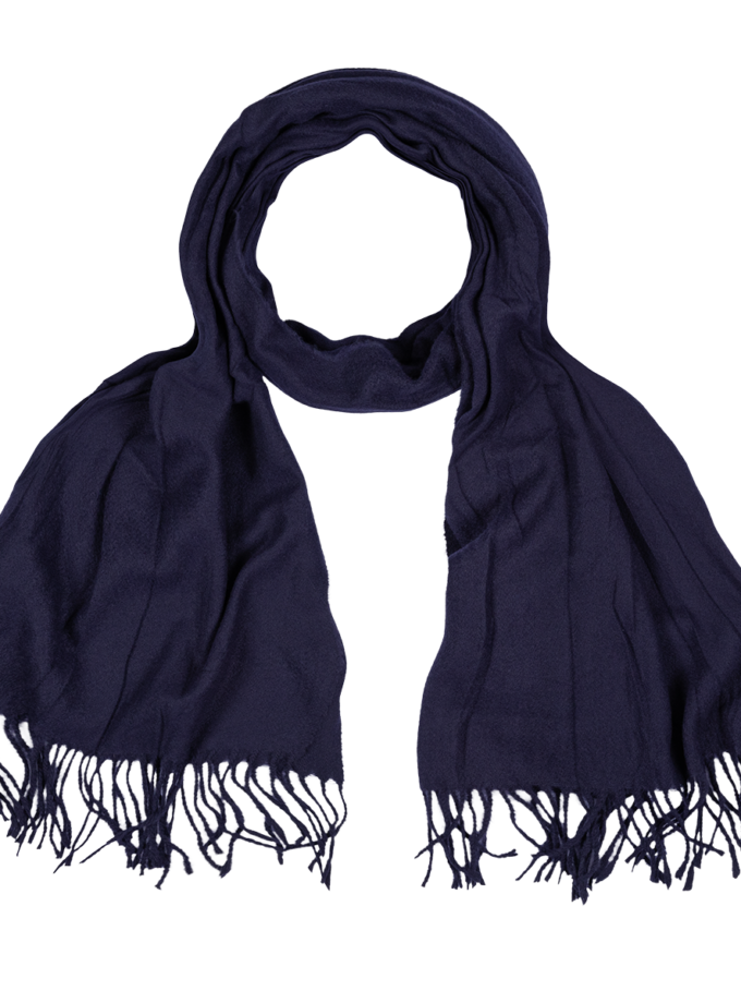 12 Stück Schal einfärbig Mix Herbst/Winter