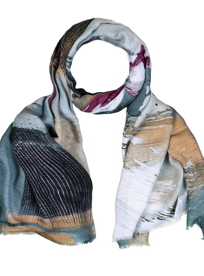 48 Stück Schal Herbst/Winter gemustert Best of Mix