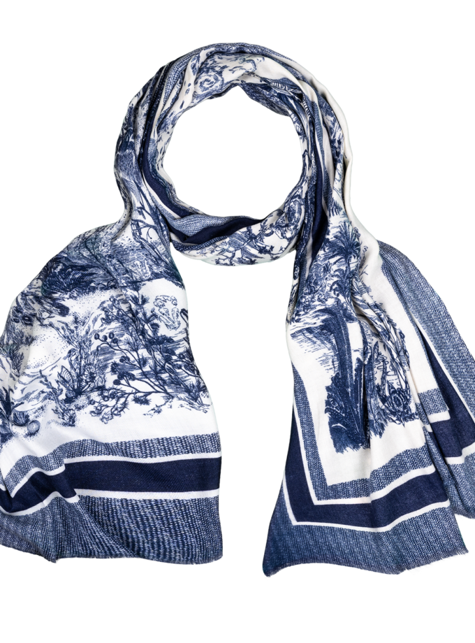 48 Stück Schal Herbst/Winter gemustert Best of Mix