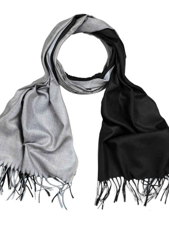 12 Stück zweifärbige Schals