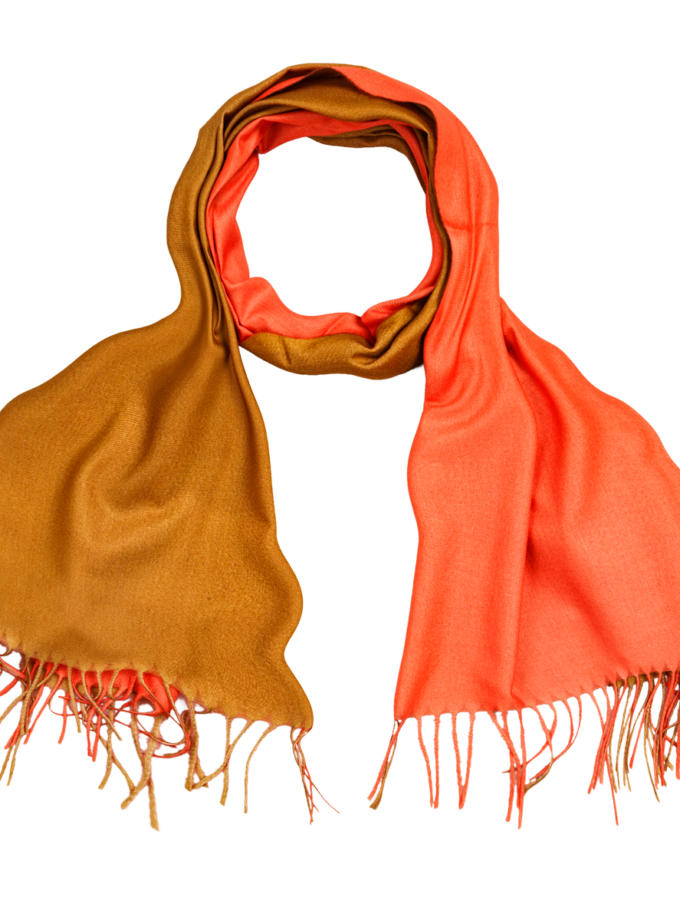 12 Stück zweifärbige Schals