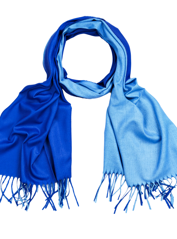 12 Stück zweifärbige Schals