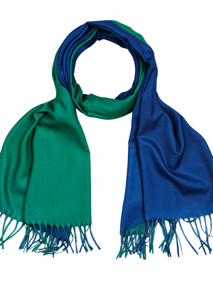 12 Stück zweifärbige Schals