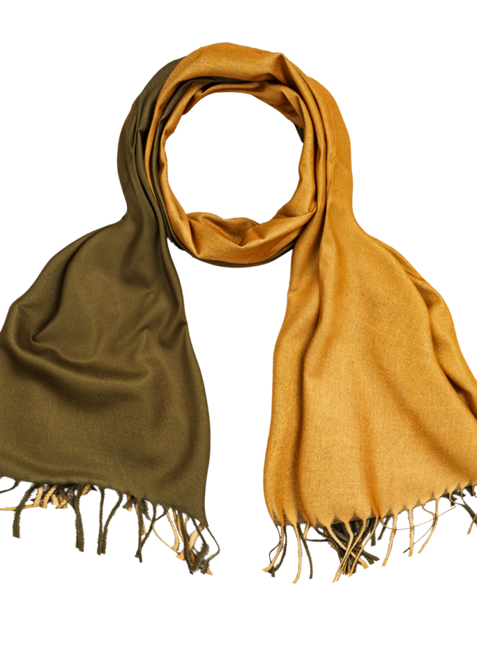 12 Stück zweifärbige Schals